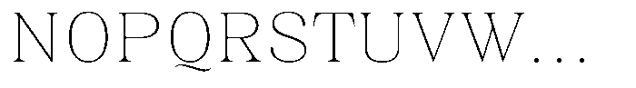 Juligraf Serif Thin Sem Exp Font UPPERCASE