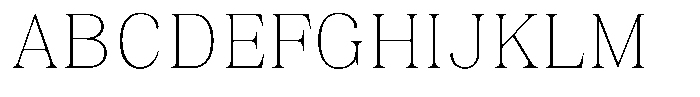 Juligraf Serif Thin Font UPPERCASE