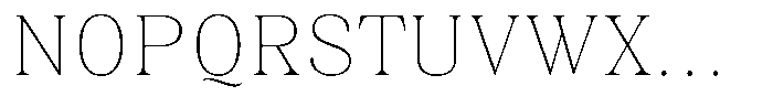 Juligraf Serif Thin Font UPPERCASE