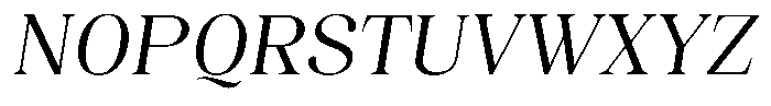 Juligraf Serif Var Black Condensed Italic Font UPPERCASE