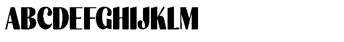 Julima Black Condensed Font UPPERCASE
