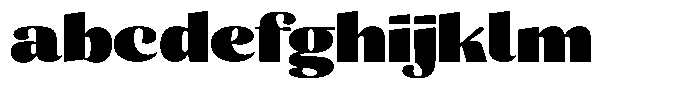 Julima Black Expanded FONT