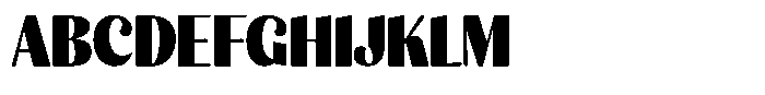 Julima Black Semi Condensed Font UPPERCASE