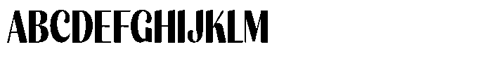 Julima Bold Condensed Font UPPERCASE