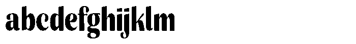 Julima Bold Condensed FONT