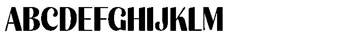 Julima Bold Semi Condensed Font UPPERCASE