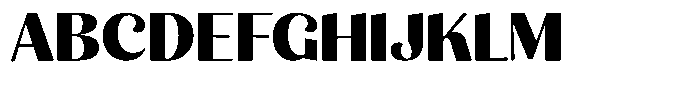 Julima Bold Semi Expanded Font UPPERCASE