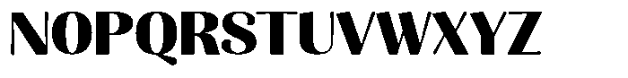 Julima Bold Semi Expanded Font UPPERCASE