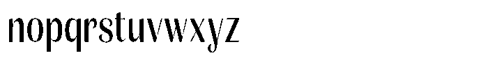 Julima Condensed Font LOWERCASE