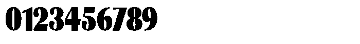 Julima Extra Black Condensed Font OTHER CHARS