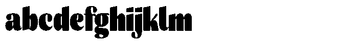 Julima Extra Black Condensed FONT