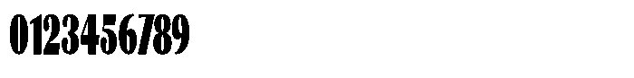 Julima Extra Black Extra Condensed Font OTHER CHARS
