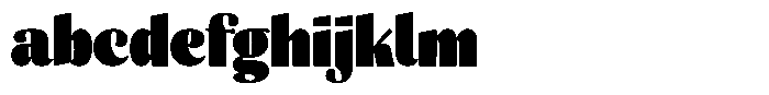 Julima Extra Black Semi Condensed FONT