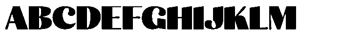 Julima Extra Black Semi Expanded Font UPPERCASE