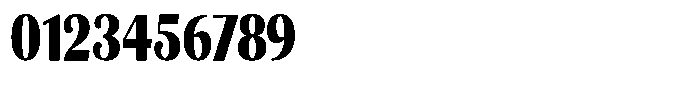 Julima Extra Bold Condensed Font OTHER CHARS