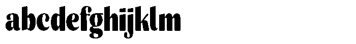 Julima Extra Bold Condensed FONT