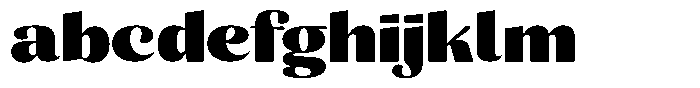 Julima Extra Bold Expanded FONT