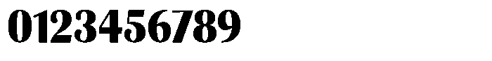 Julima Extra Bold Semi Condensed Font OTHER CHARS