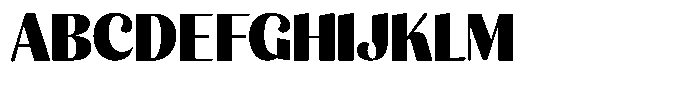 Julima Extra Bold Font UPPERCASE