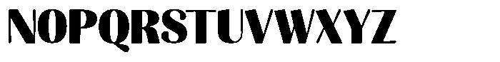 Julima Extra Bold Font UPPERCASE