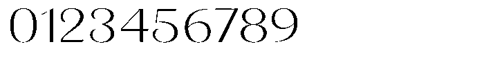 Julima Extra Light Expanded Font OTHER CHARS