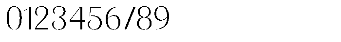 Julima Extra Light Font OTHER CHARS