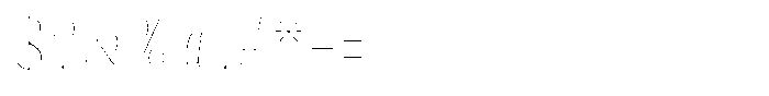 Julima Hairline Semi Condensed Font OTHER CHARS