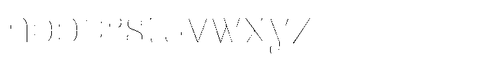 Julima Hairline Semi Expanded Font LOWERCASE