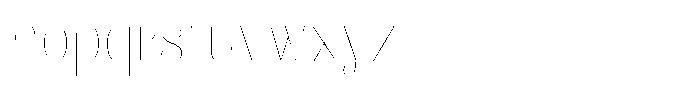 Julima Hairline Font LOWERCASE