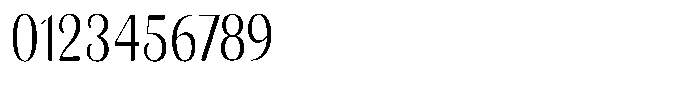 Julima Light Condensed Font OTHER CHARS