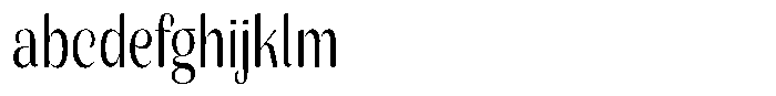 Julima Light Condensed FONT