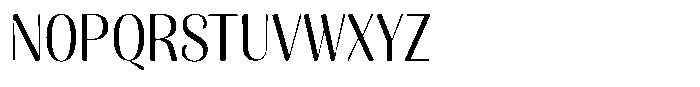 Julima Light Semi Condensed Font UPPERCASE