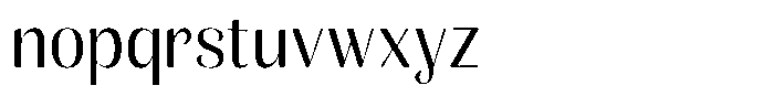 Julima Light Font LOWERCASE