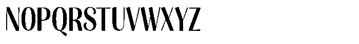 Julima Medium Condensed Font UPPERCASE