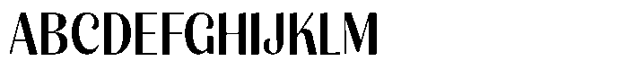 Julima Medium Semi Condensed Font UPPERCASE