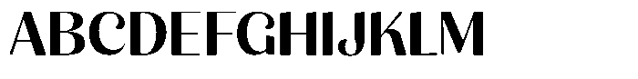Julima Medium Semi Expanded Font UPPERCASE