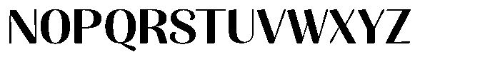 Julima Medium Semi Expanded Font UPPERCASE