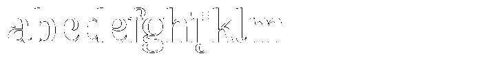 Julima Outline Regular FONT