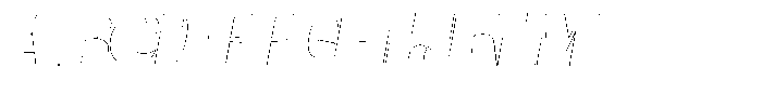 Julima Outline Slant Extra Black Font UPPERCASE