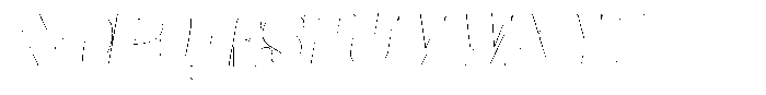 Julima Outline Slant Extra Black Font UPPERCASE