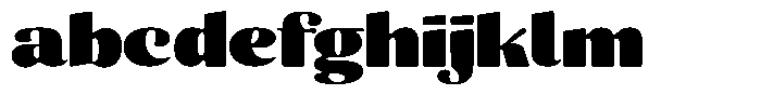 Julima Round Black Expanded FONT