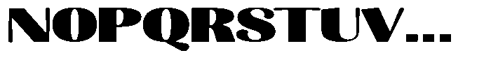 Julima Round Black Extra Exp Font UPPERCASE