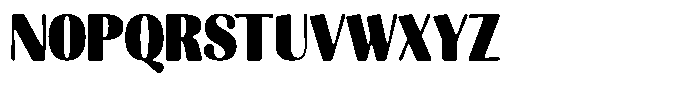 Julima Round Black Semi Condensed Font UPPERCASE