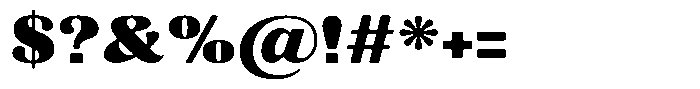 Julima Round Black Semi Expanded Font OTHER CHARS