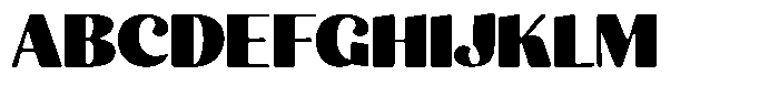Julima Round Black Semi Expanded Font UPPERCASE