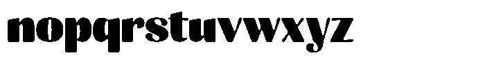 Julima Round Black Font LOWERCASE
