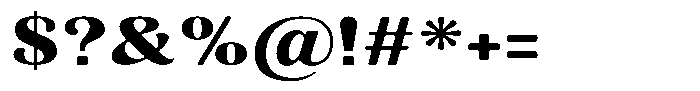 Julima Round Bold Expanded Font OTHER CHARS