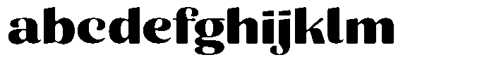 Julima Round Bold Expanded FONT
