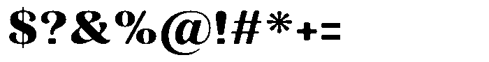 Julima Round Bold Semi Expanded Font OTHER CHARS