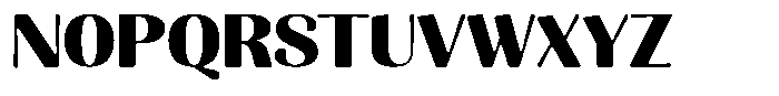 Julima Round Bold Semi Expanded Font UPPERCASE
